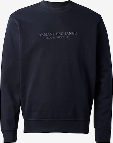 ARMANI EXCHANGE Tréning póló - kék: elől