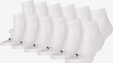 PUMA Socks in White: front