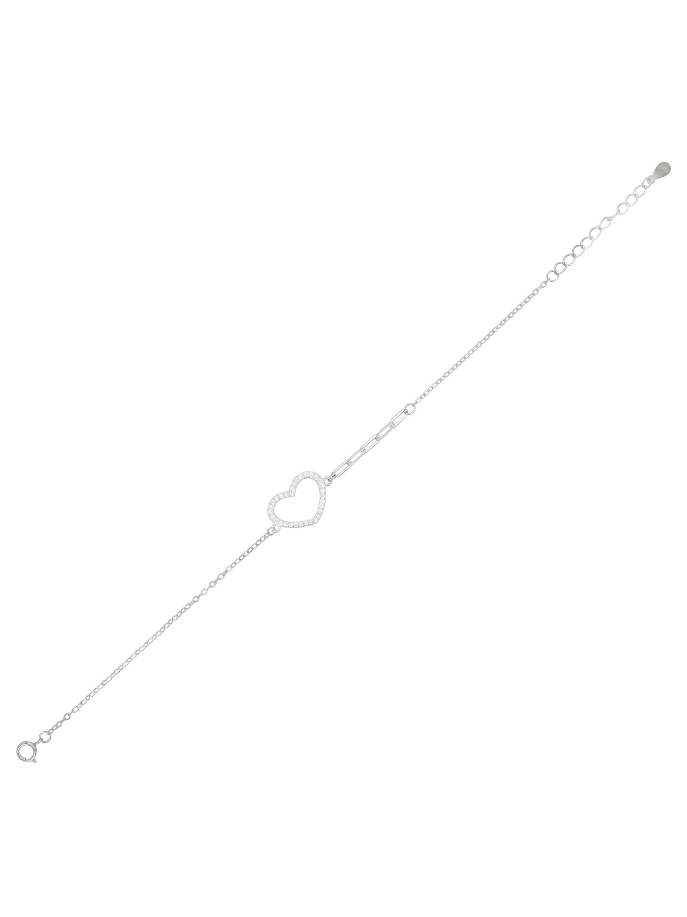 Akzent Bracelet 'Anju' in Silver