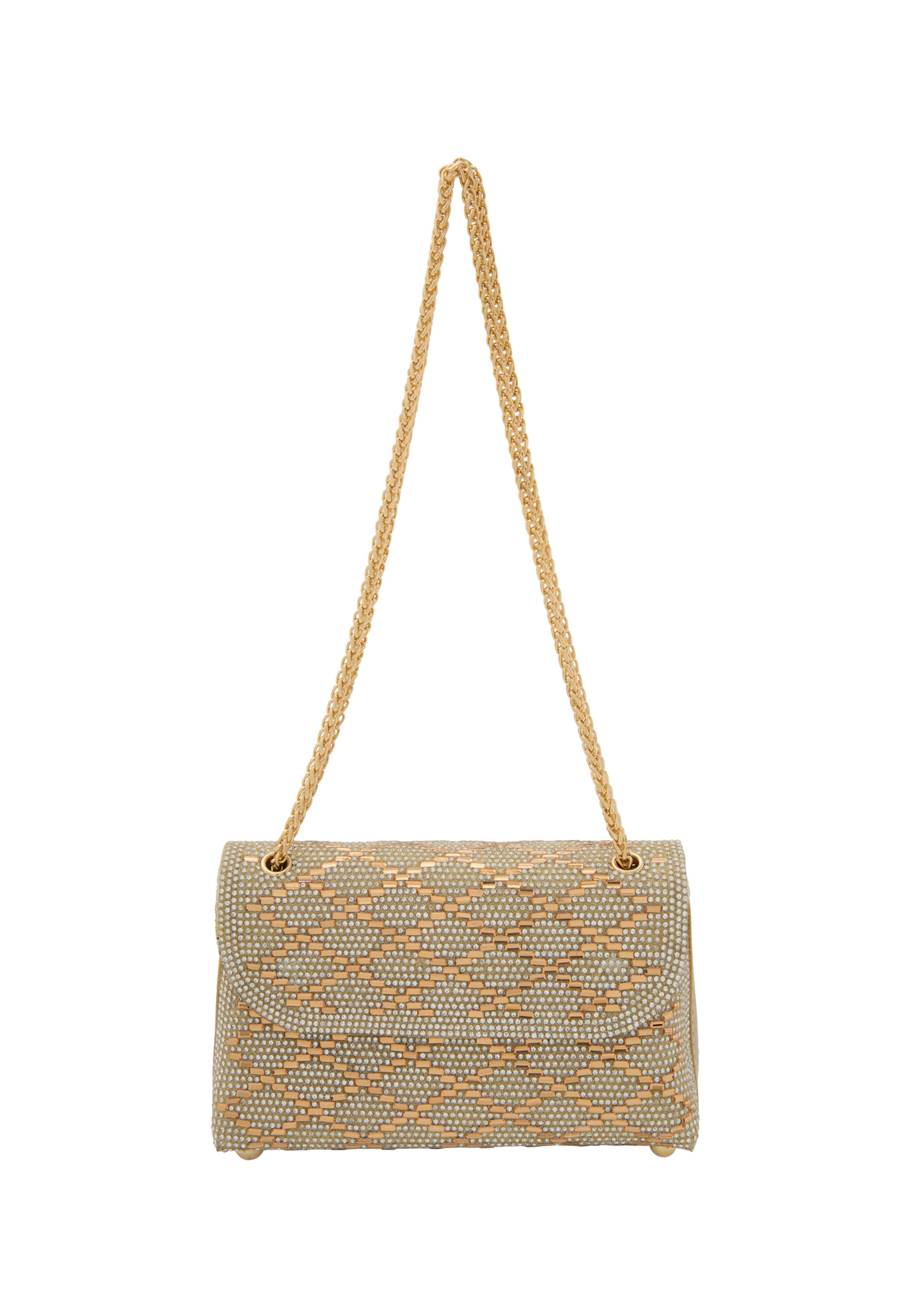 faina Pisemska torbica | zlata barva: sprednja stran