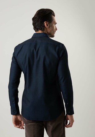 Black Label Shirt Regular Fit Businesshemd 'URBAN' in Blau