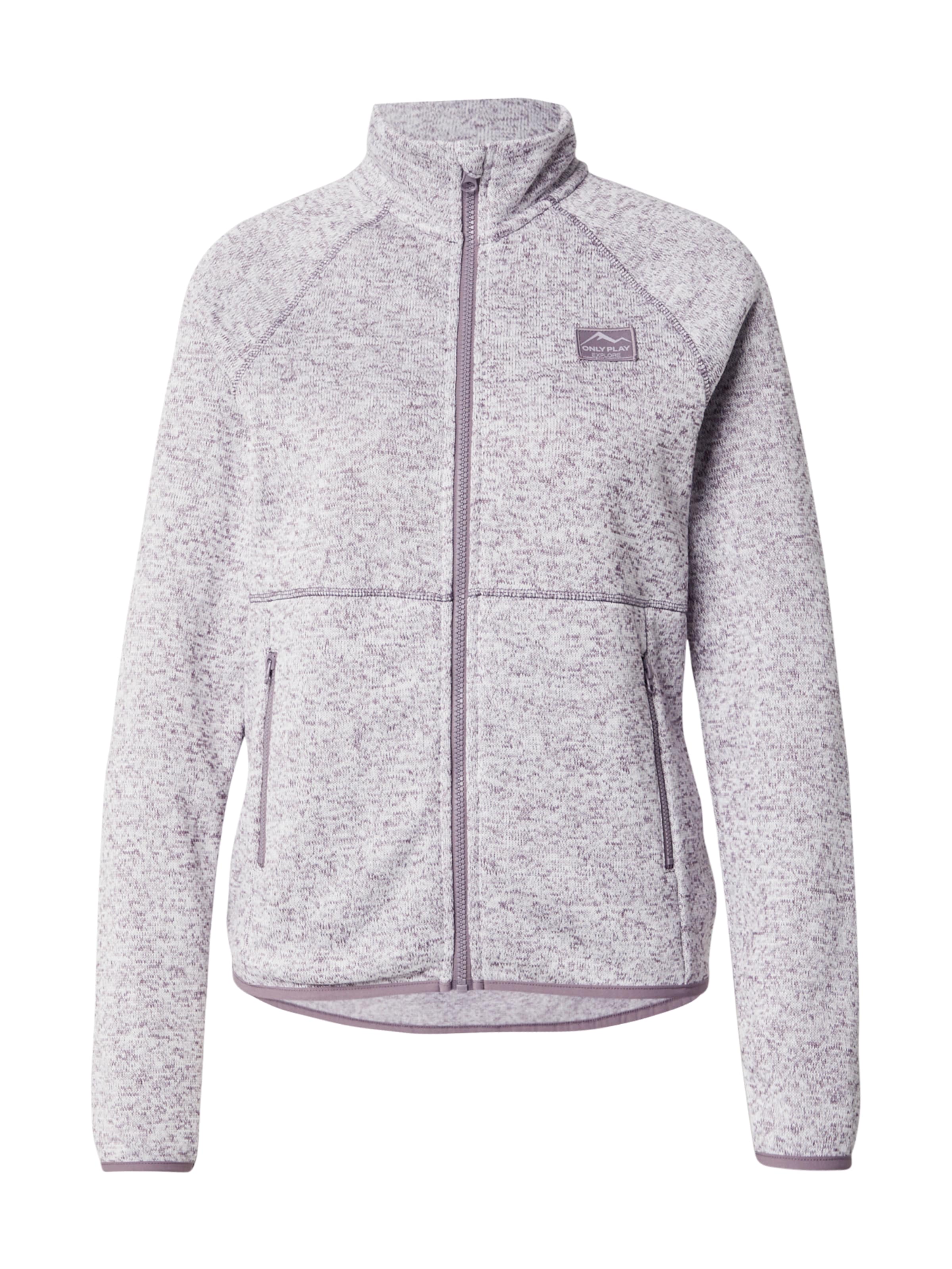 ONLY PLAY Λειτουργική ζακέτα φλις 'ONPJANE' σε γκρι: μπροστά