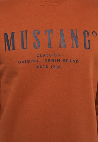 MUSTANG Sweatshirt in Orange