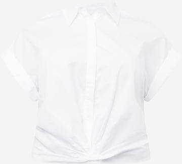 Lauren Ralph Lauren Plus Blouse 'GYULA' in Wit: voorkant
