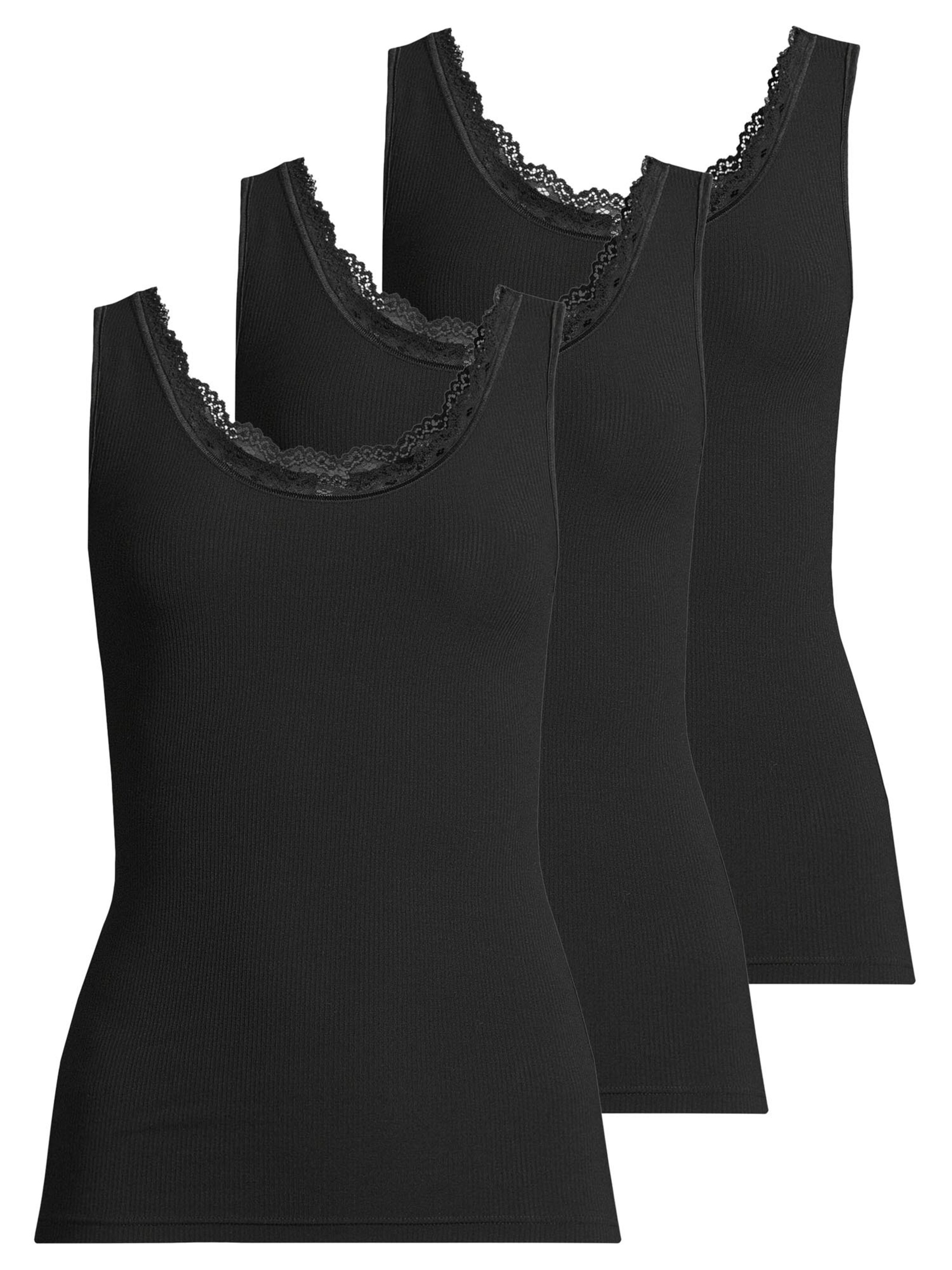 Nina von C. Unterhemd 'Body & Soul'‌‌‌‌‌‌‌‌ in Schwarz: Vorderseite