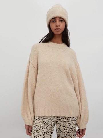 Pull-over 'Luisa' EDITED en beige : devant