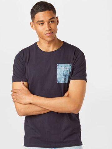 Matinique Shirt 'Jermane' in Blauw: voorkant