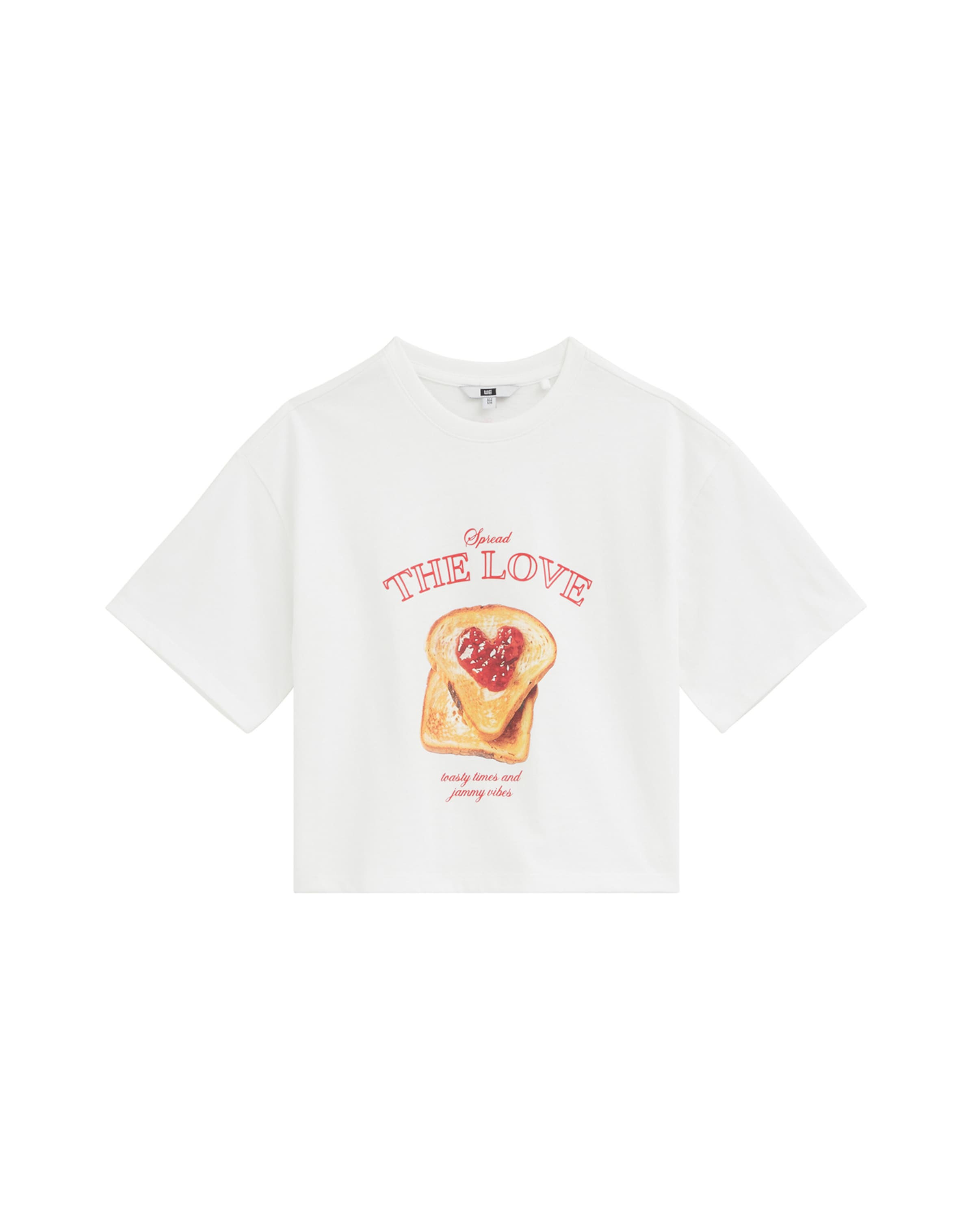 WE Fashion - Camiseta en blanco: frente
