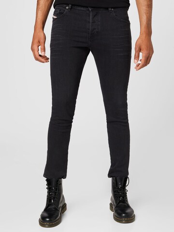 DIESEL - Skinny Vaquero 'YENNOX' en negro: frente