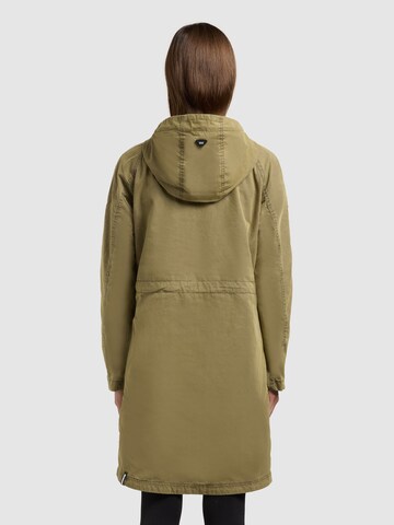 khujo Between-seasons coat 'Leal' in Green