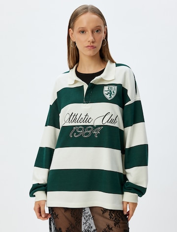Koton Sweatshirt in Green: front