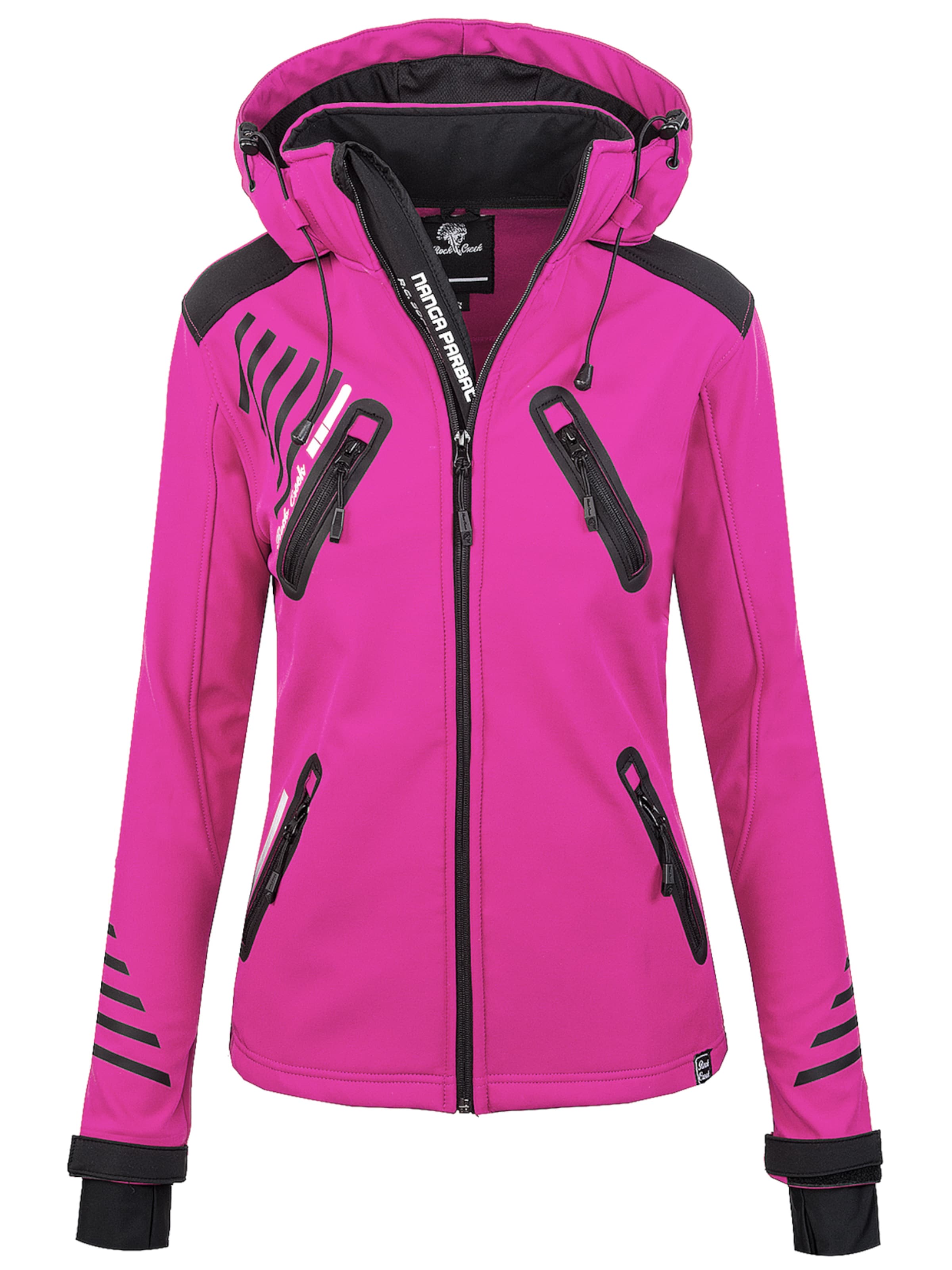 Rock Creek Outdoorjacke in Pink: Vorderseite