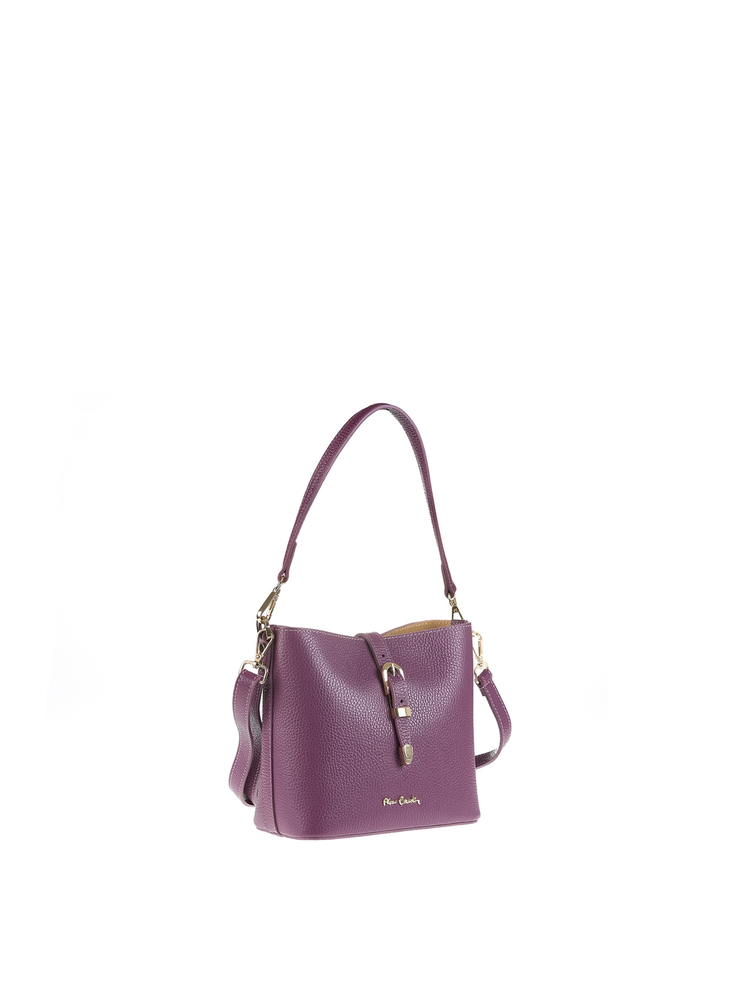PIERRE CARDIN Schultertasche in Lila: Vorderseite