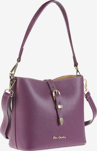 Sac bandoulière PIERRE CARDIN en violet : devant