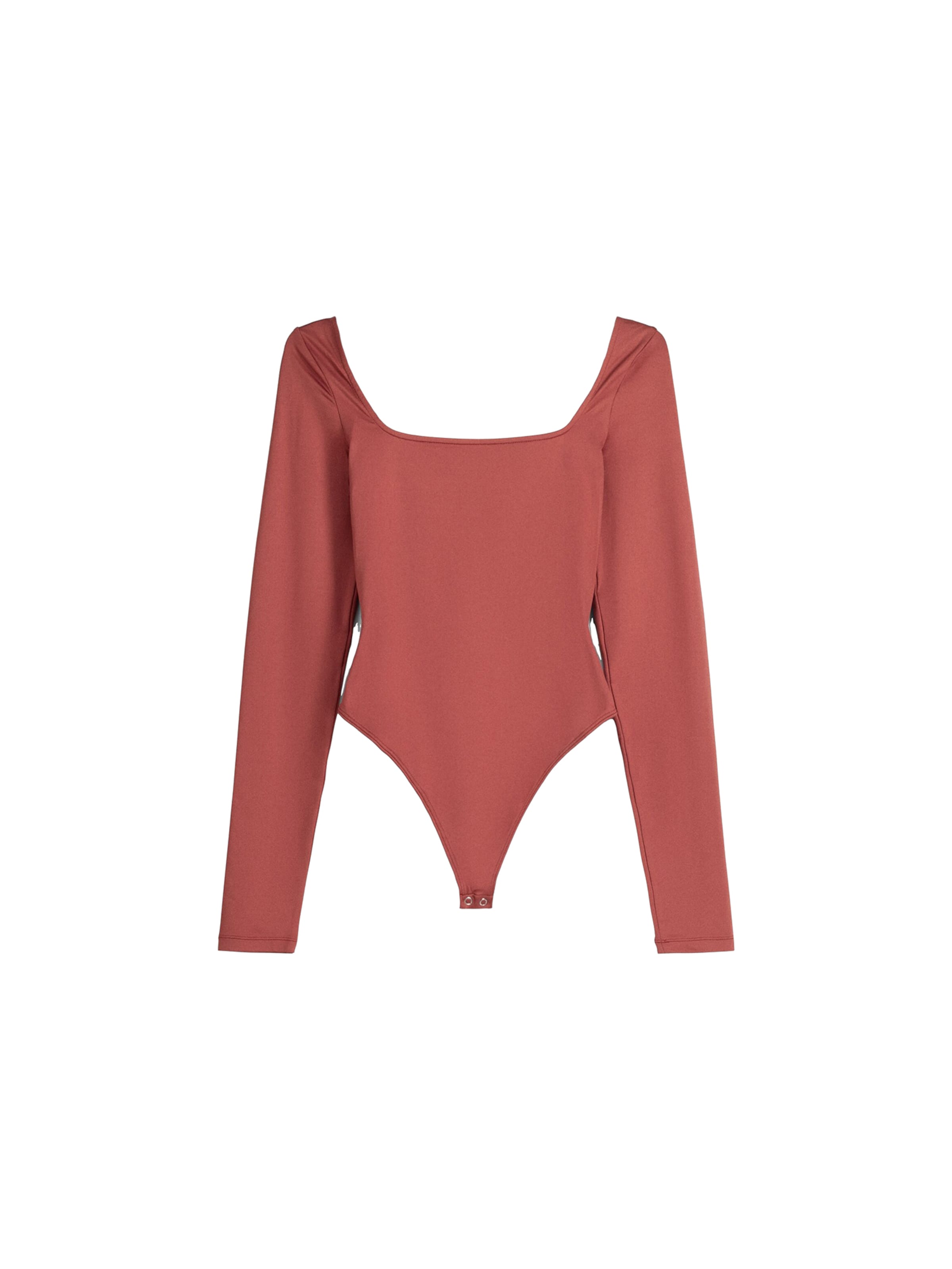 Bershka Shirtbody i brun: forside