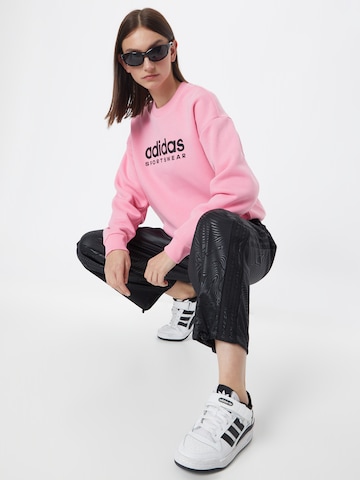 ADIDAS SPORTSWEAR Athletic Sweatshirt 'All Szn Fleece Graphic' in Pink