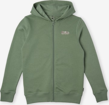 O'NEILL Zip-Up Hoodie in Green: front
