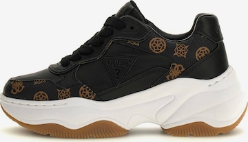 GUESS Sneakers 'Hapyy' in Brown: front