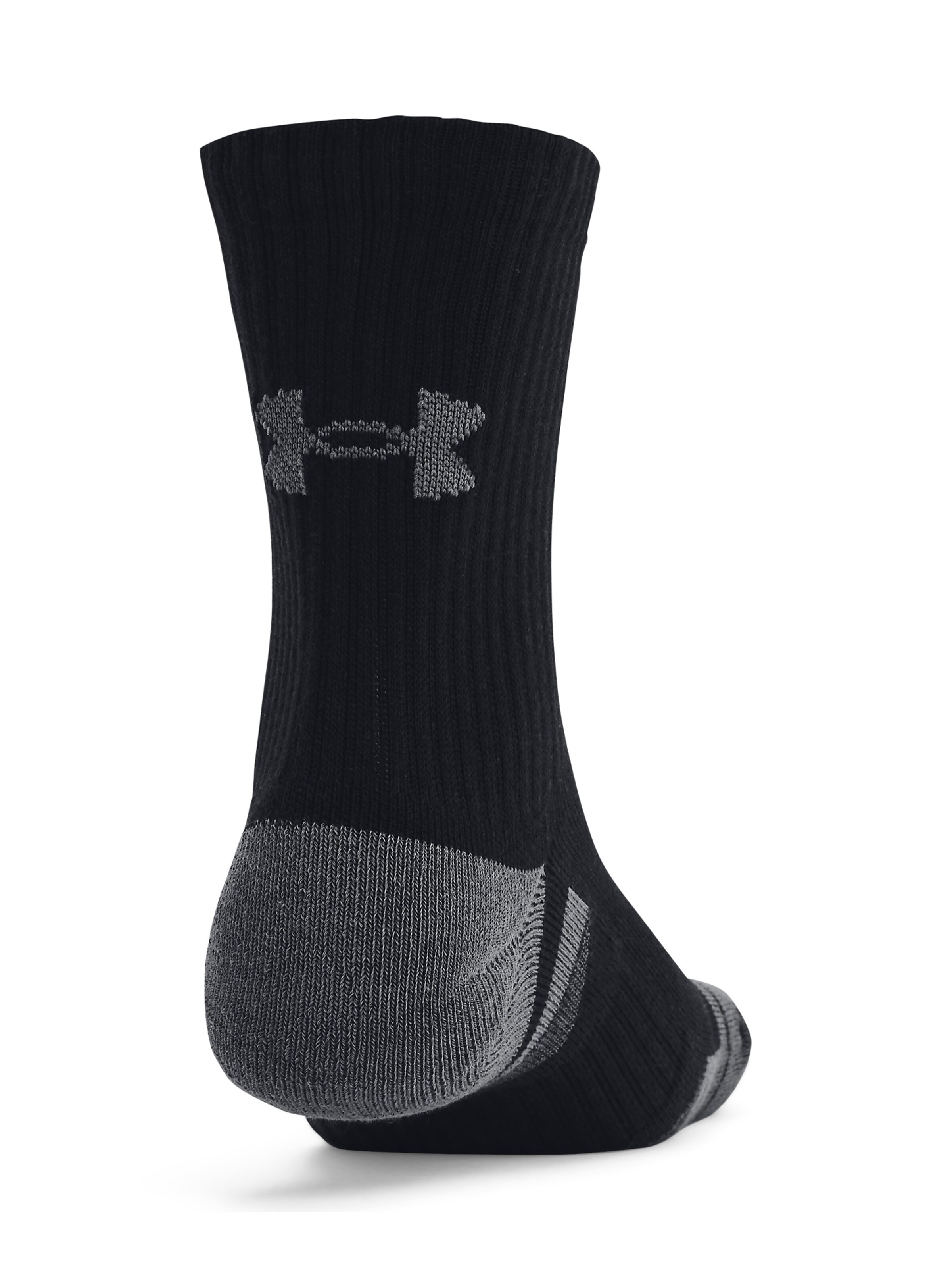 UNDER ARMOUR Athletic Socks in Black
