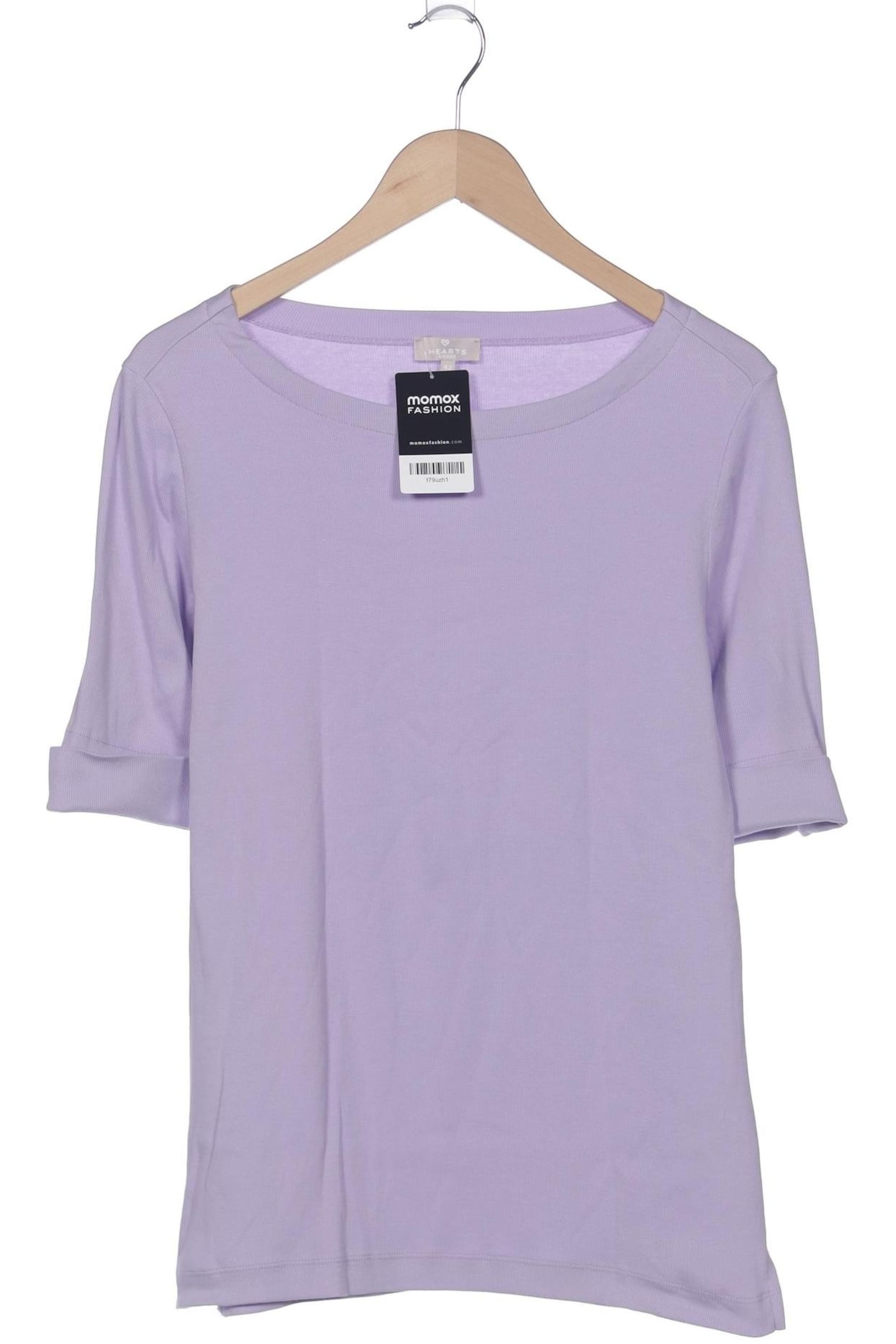 Hearts & Roses Top & Shirt in XL in Purple: front