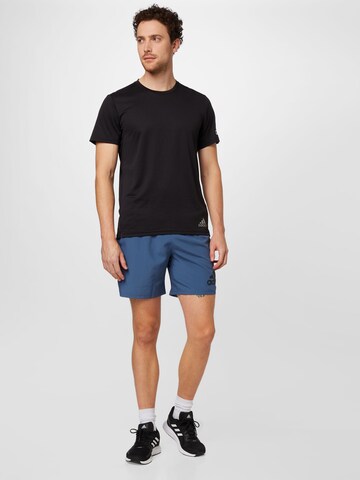 ADIDAS SPORTSWEAR Regular Sports trousers 'RUN IT' in Blue