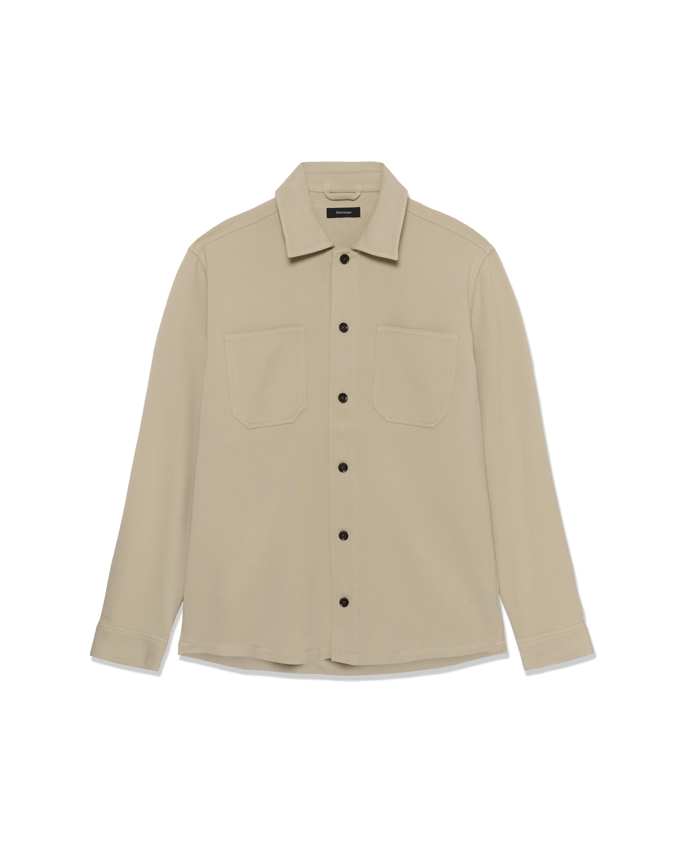 Coupe regular Chemise 'pelton' Matinique en beige