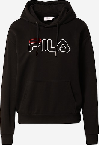 FILA Sweatshirt 'Larkin' in Black: front