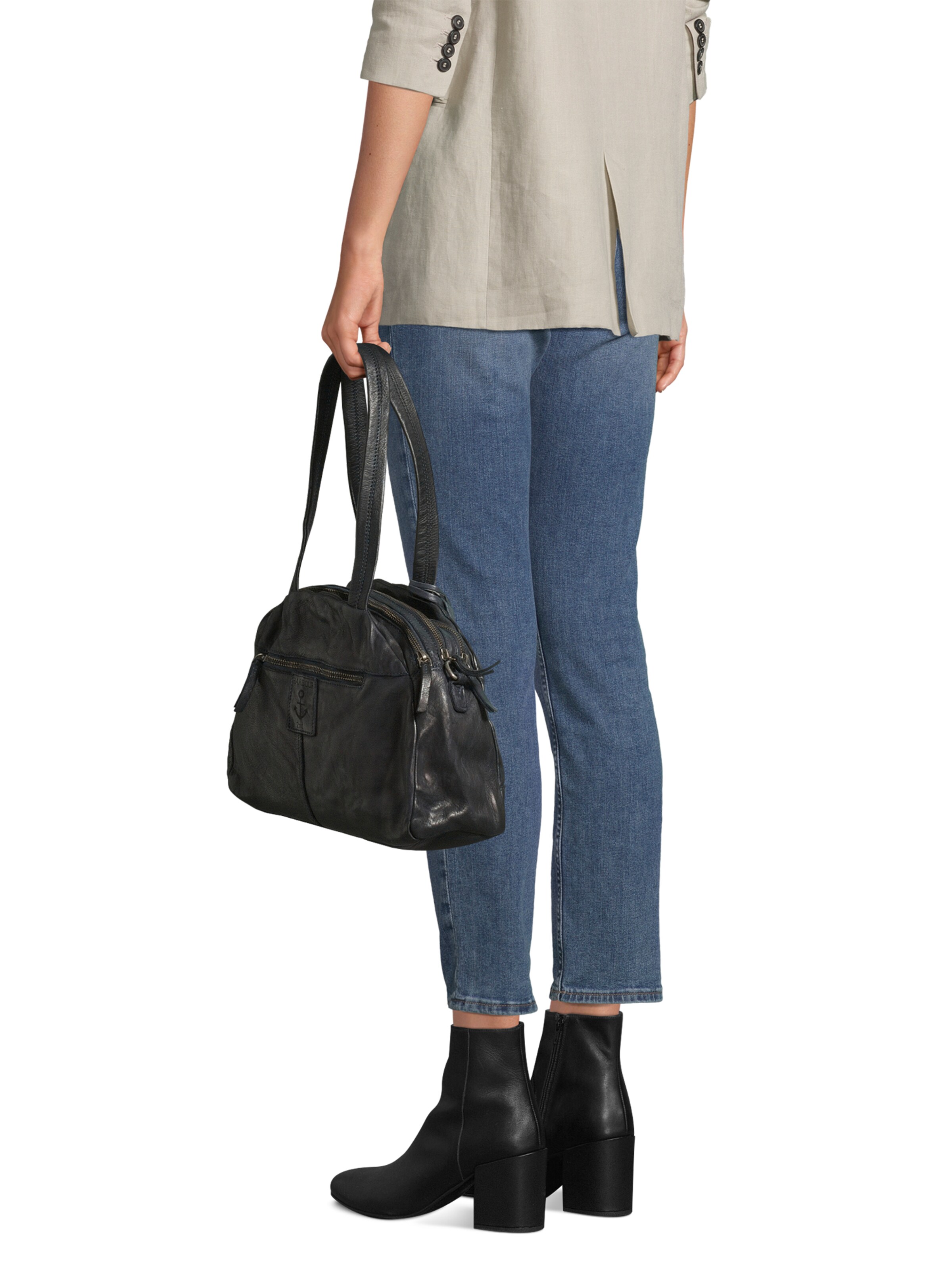 Harbour 2nd - Bolso de hombro 'Ravina' en negro