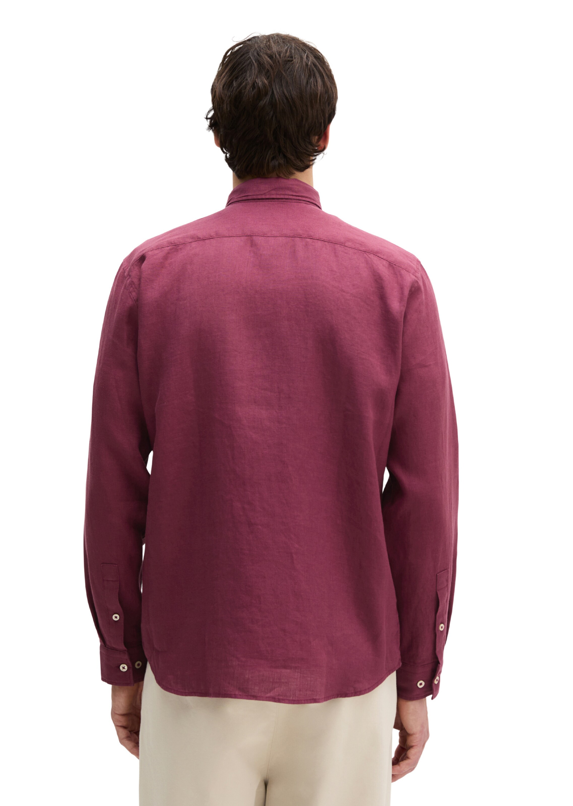 Marc O'Polo Regular fit Overhemd in Rood