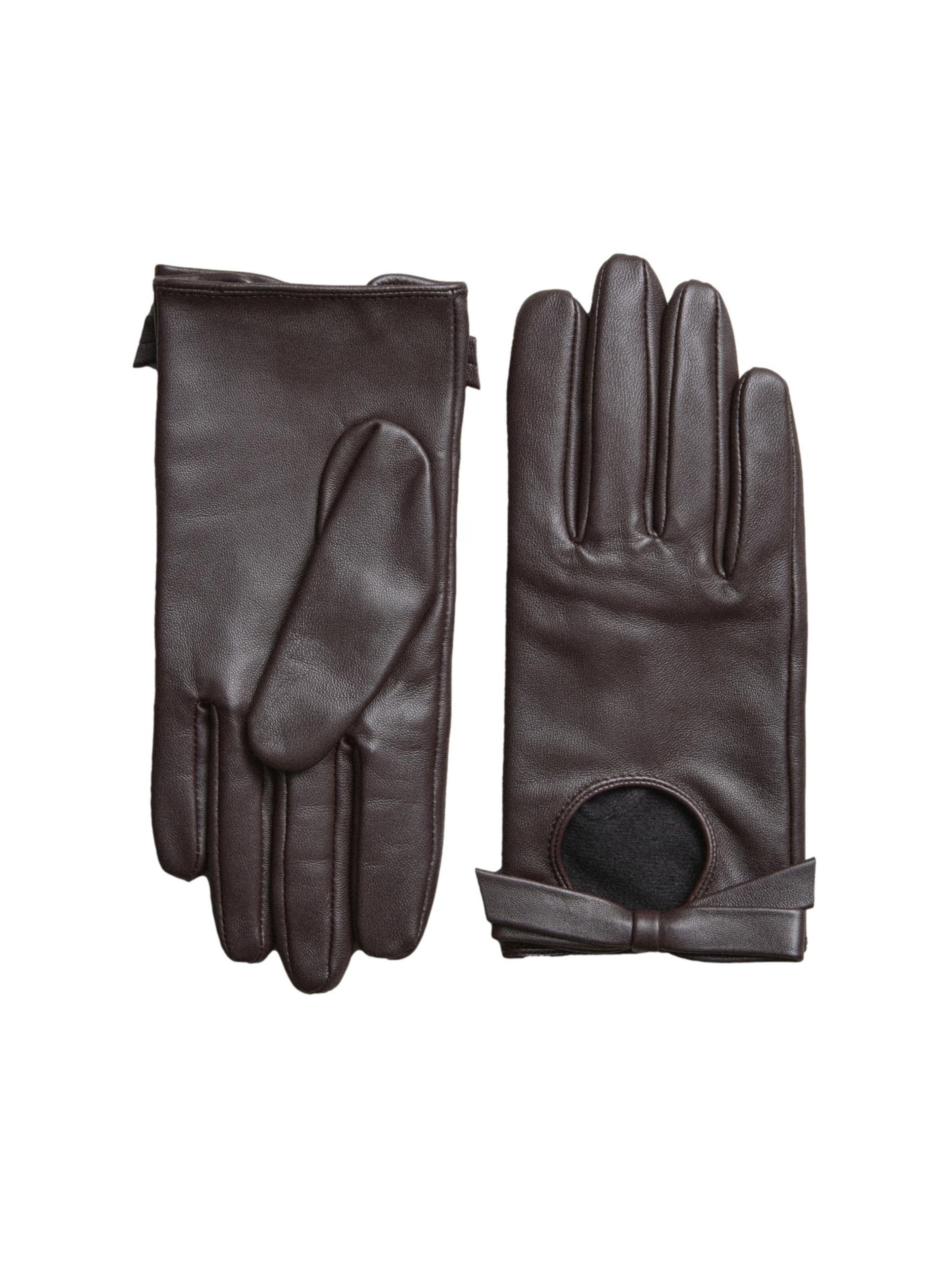 Gants Next en marron : devant