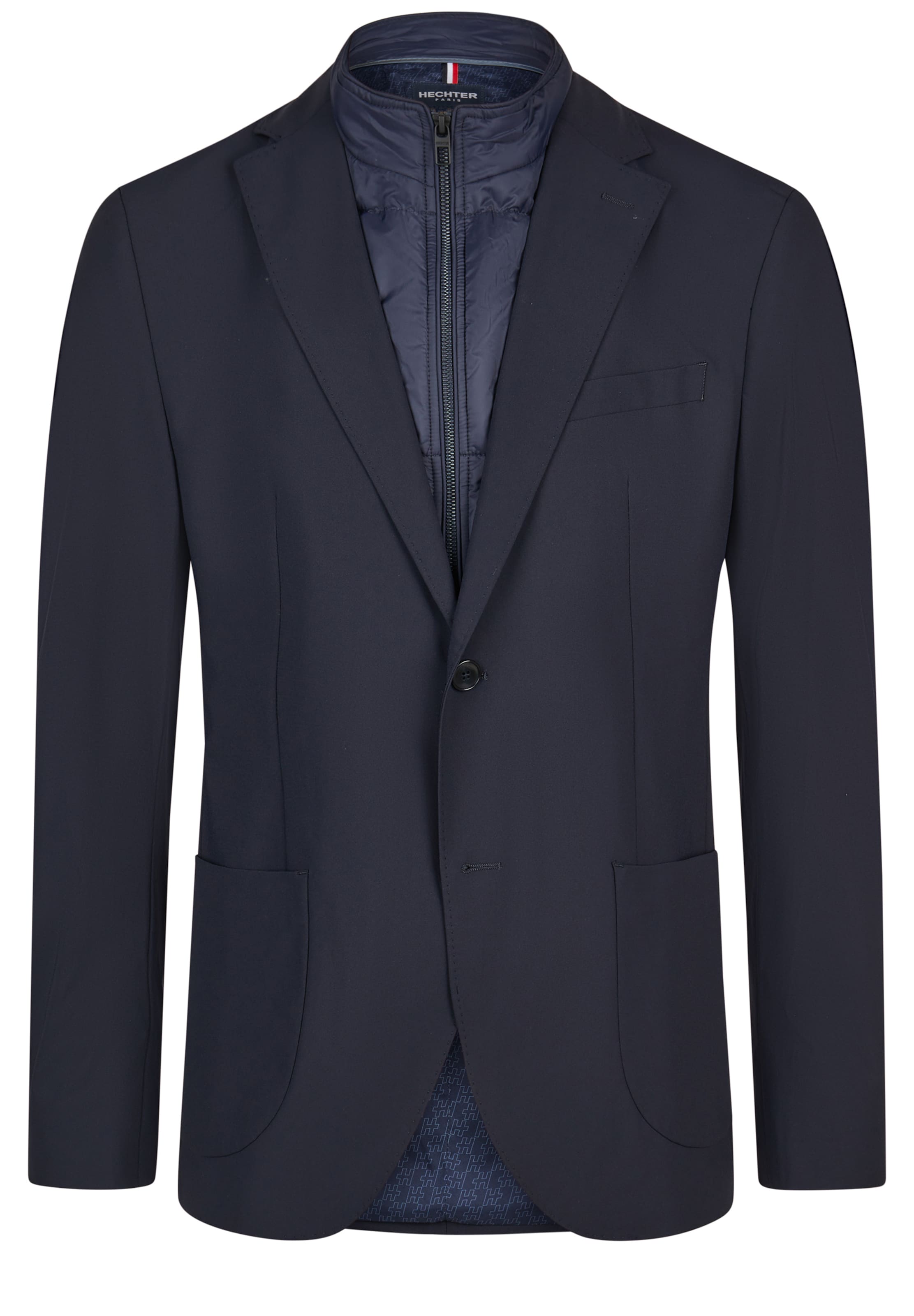 HECHTER PARIS Comfort fit Business Blazer in Blue: front