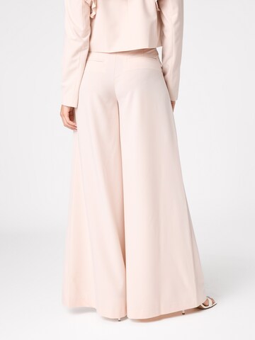 Wide Leg Pantalon à pince Laurella en rose