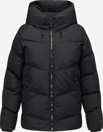 Geacă funcțională 'Cessi' de la Ragwear pe negru: față