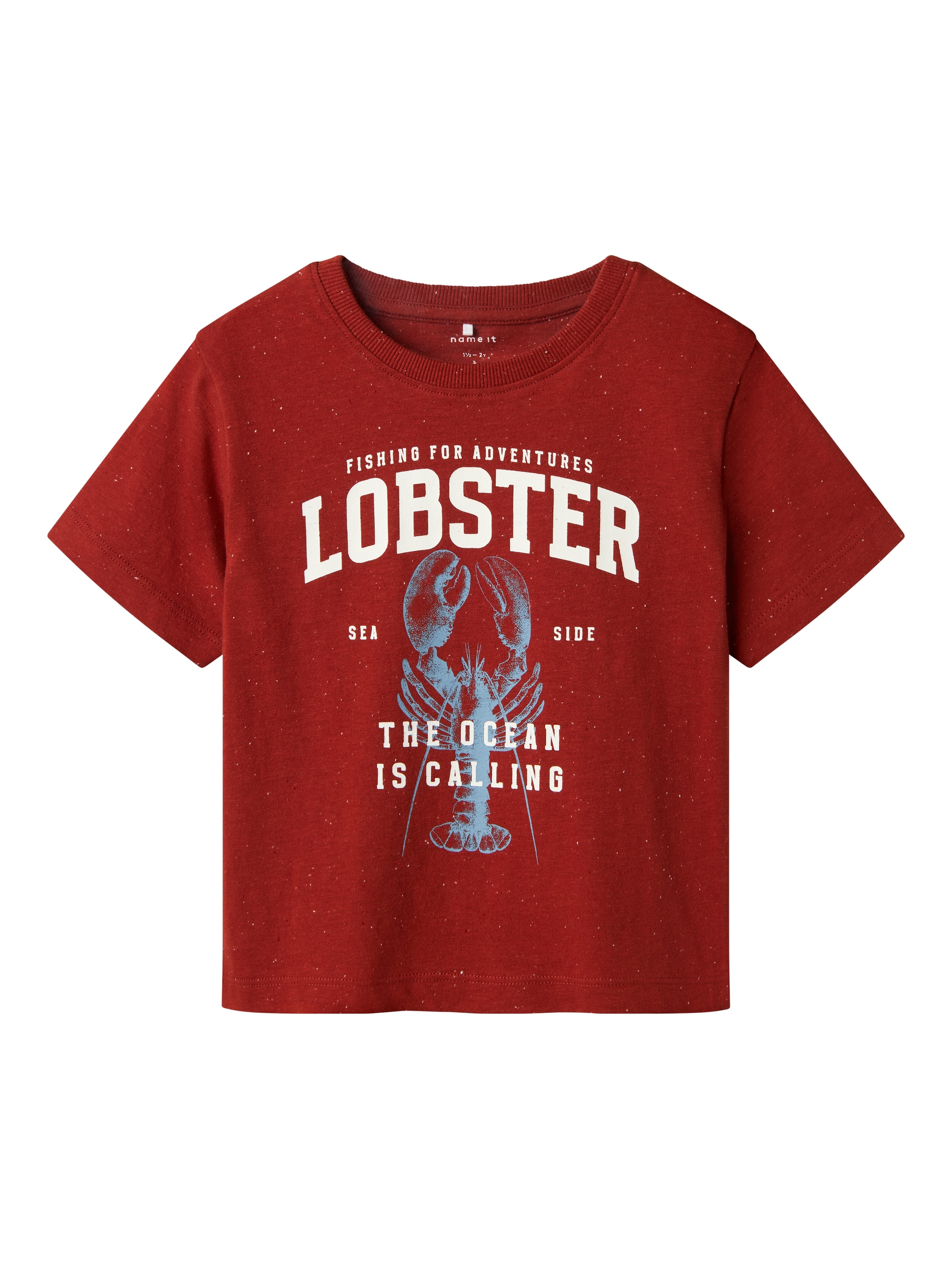 NAME IT Shirt 'NMMFabi' in Red: front