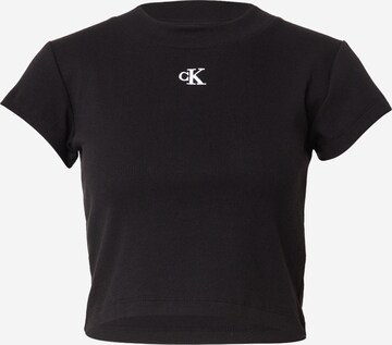juoda Calvin Klein Jeans Marškinėliai: priekis