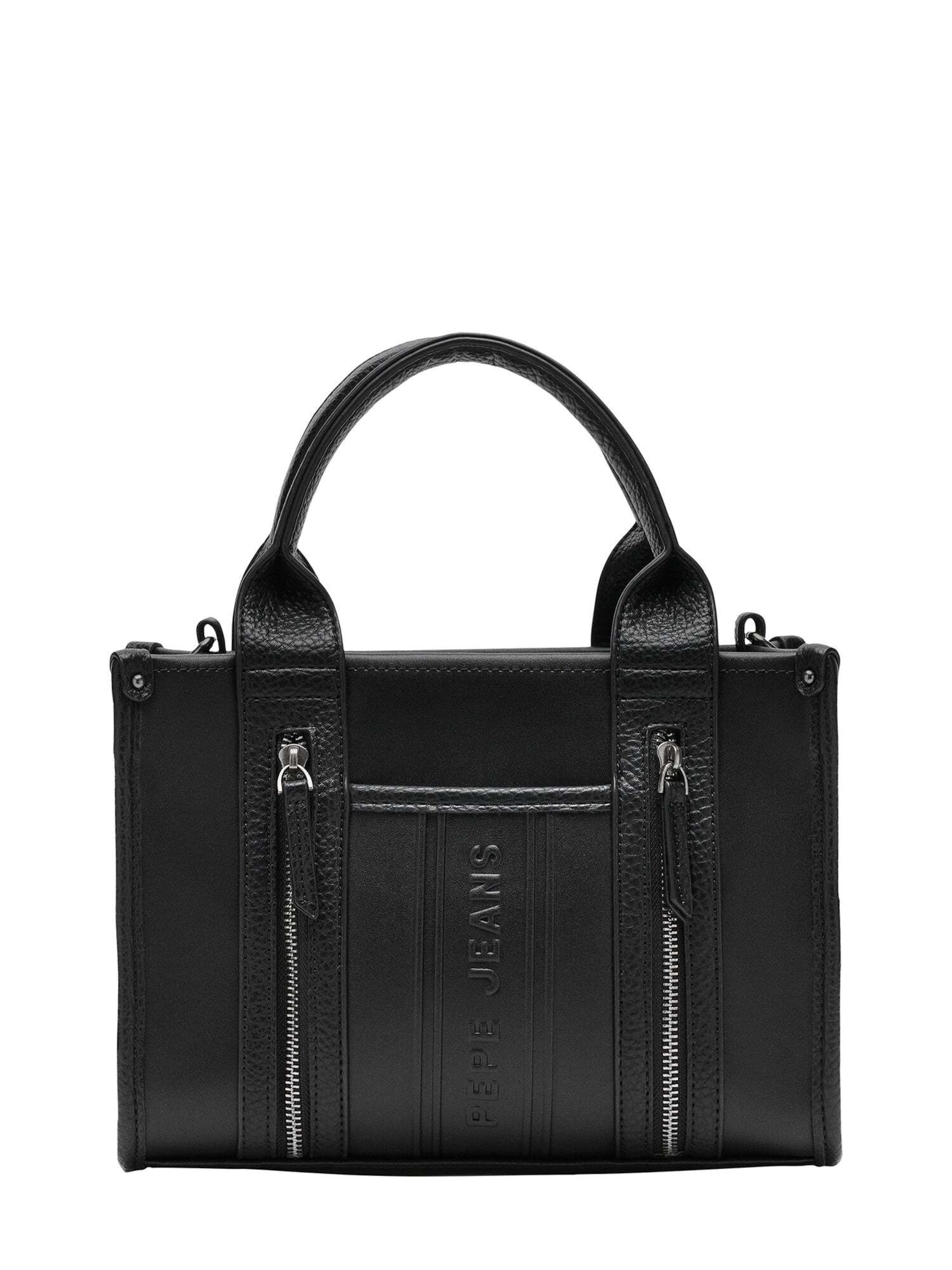 Pepe Jeans Handtasche 'Zadie Maze' in Schwarz: Vorderseite