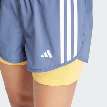 Coupe slim Pantalon de sport 'Own The Run' ADIDAS PERFORMANCE en bleu