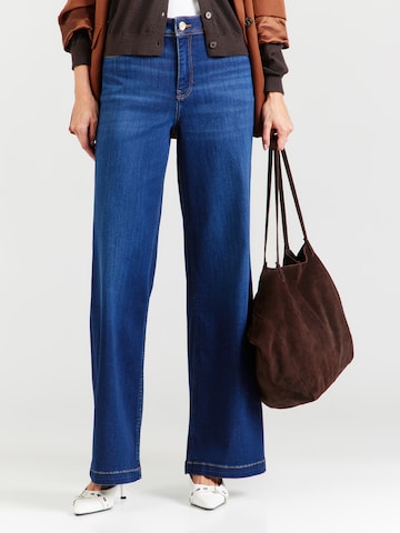 MOS MOSH Wide leg Jeans 'MMDara Deluxe' in Blue: front