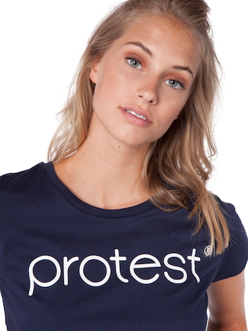 PROTEST Shirt 'CLASSIC LOGO T-SHIRT' in Blau
