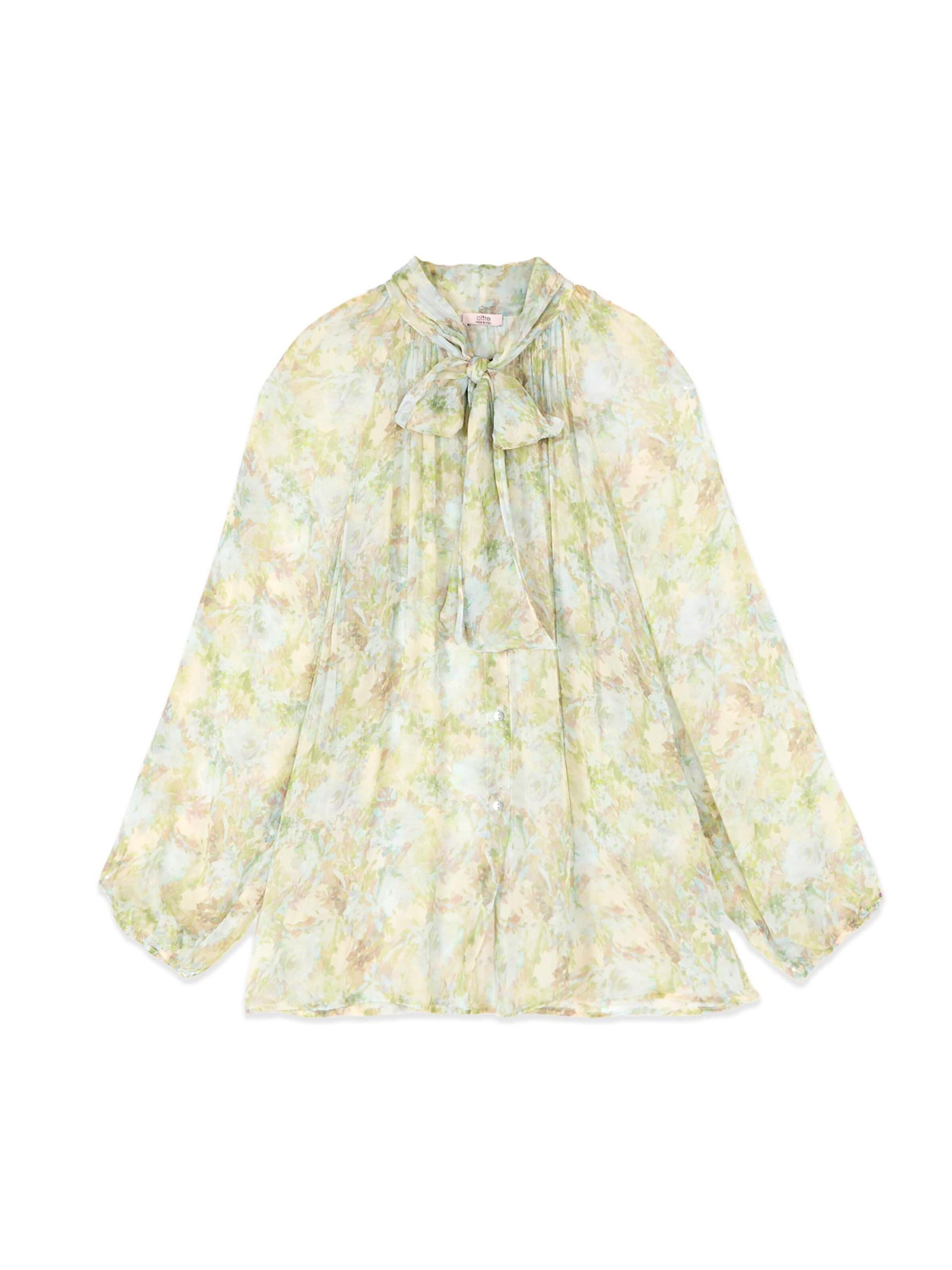 oltre - Blusa en azul: frente