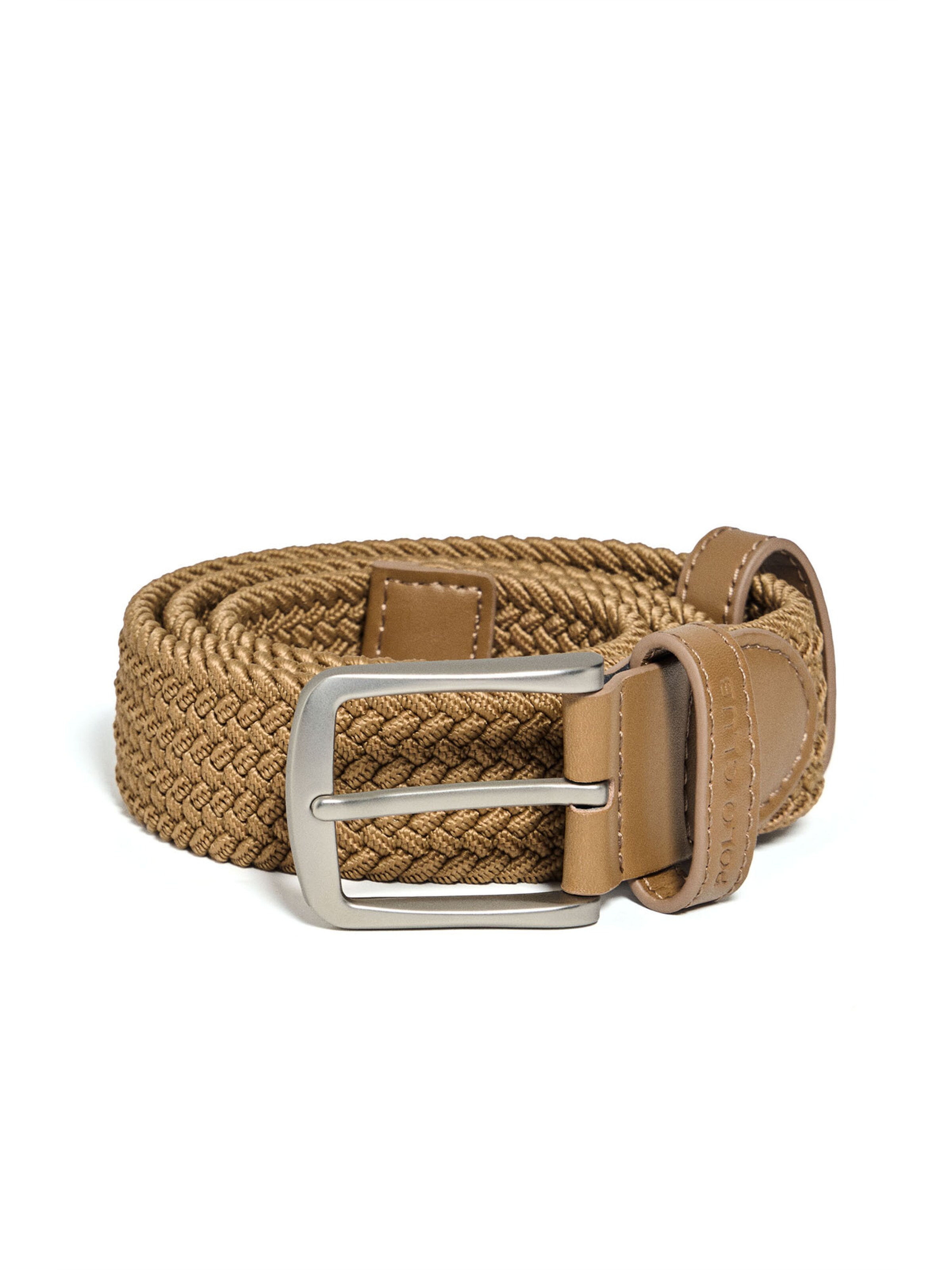 Polo Club Belt in Beige: front