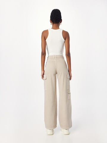 Wide leg Pantaloni cu buzunare 'GAY 32' de la Tally Weijl pe bej