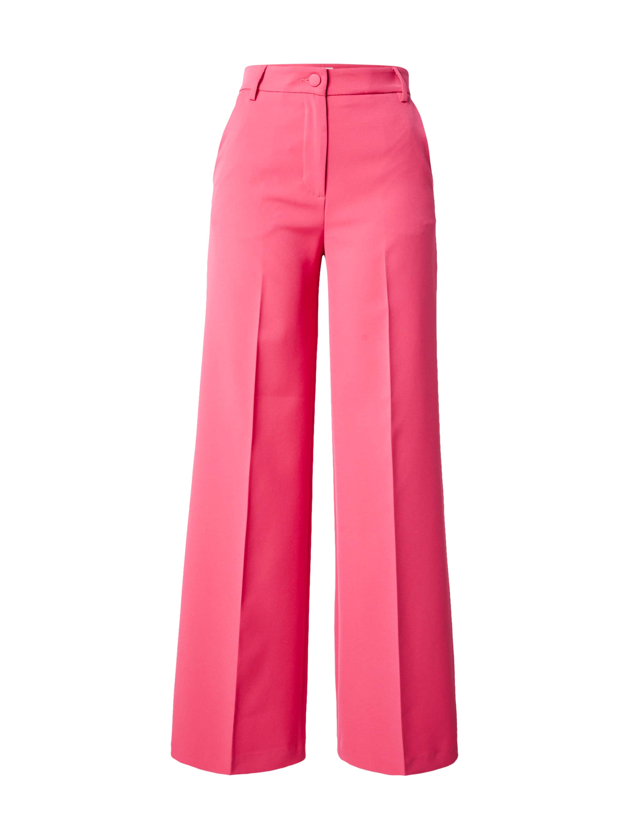 Liu Jo Wide leg Trousers with creases in Pink: front