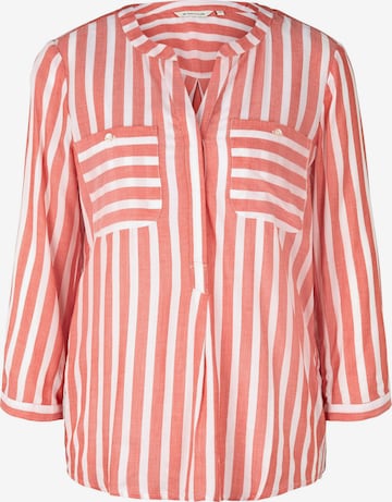 Camicia da donna di TOM TAILOR in rosso: frontale