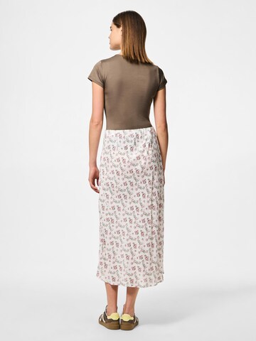 PIECES Skirt 'PCNya' in White
