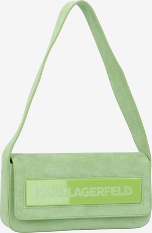 Borsa a spalla 'Essential ' di Karl Lagerfeld in verde