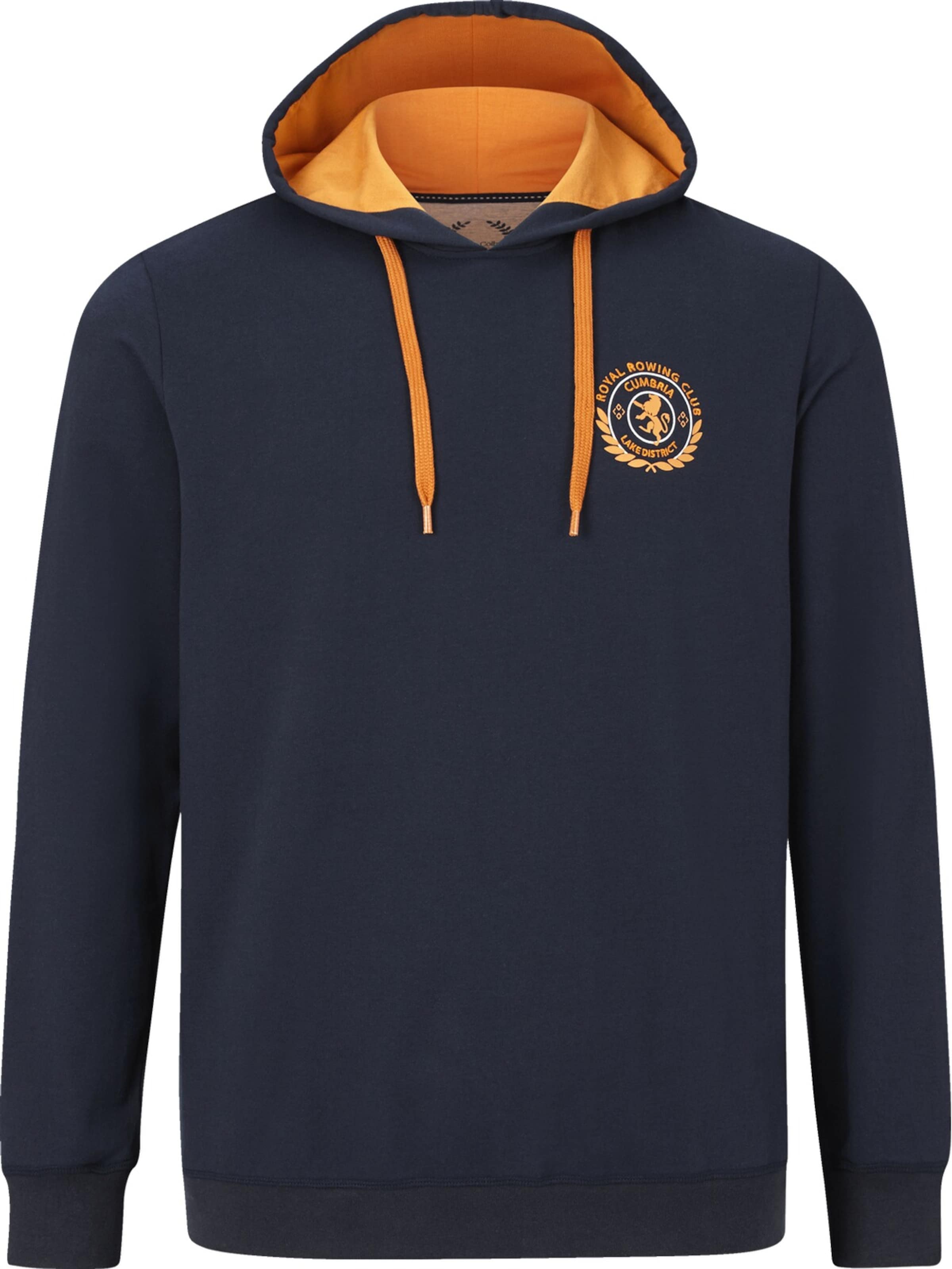 Charles Colby Sweatshirt 'Earl Todd' in Blau: Vorderseite