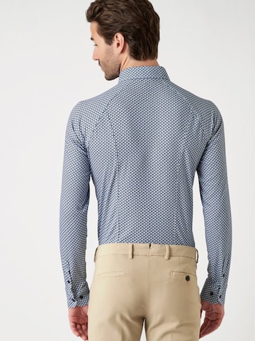 DESOTO Slim fit Overhemd in Blauw