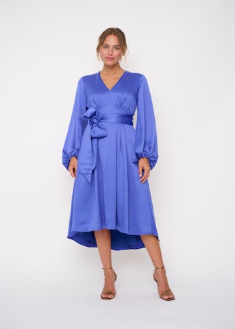 KLEO Evening Dress in Blue: front