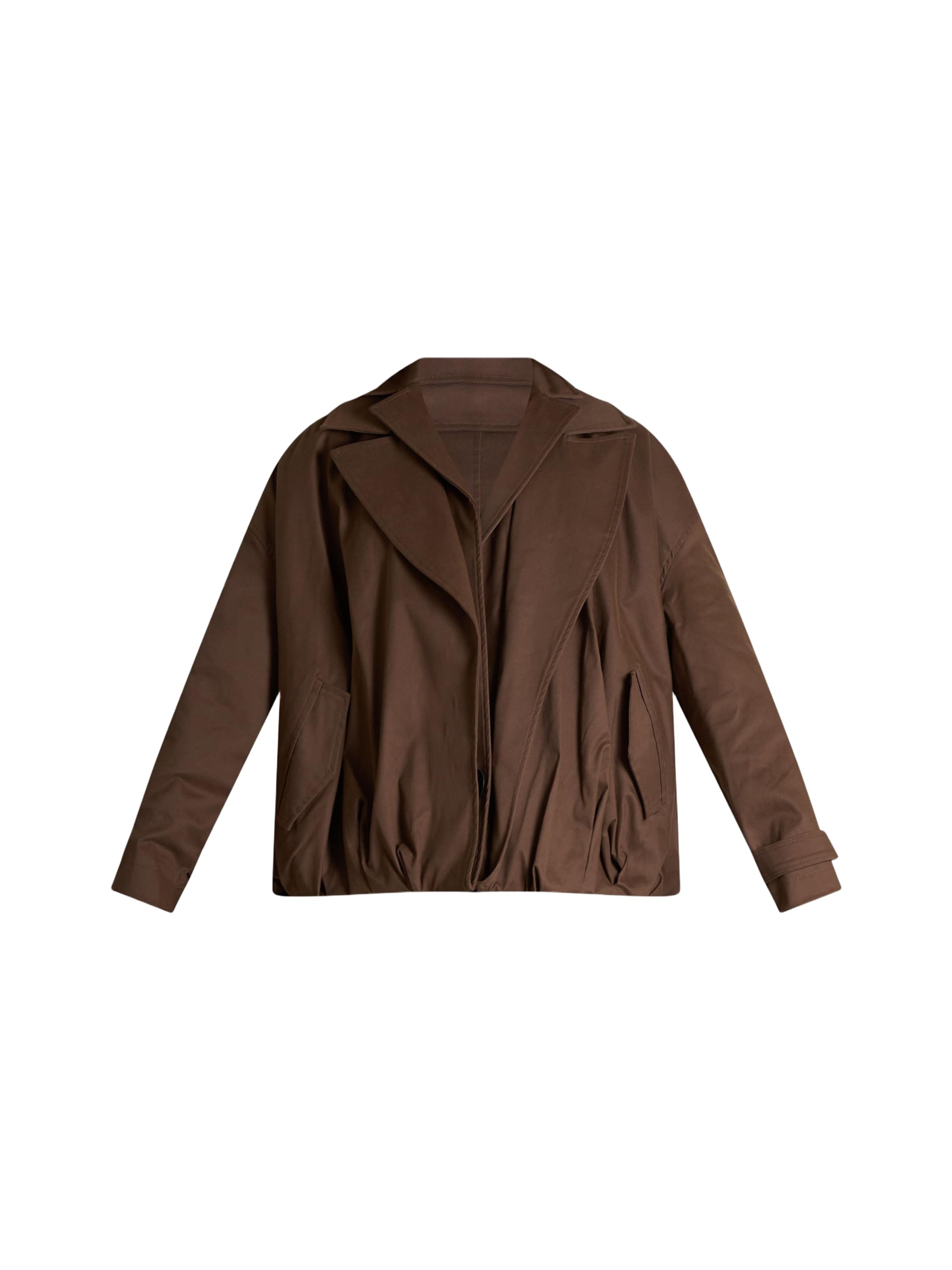 HAVE ONE Between-Season Jacket in Brown: front
